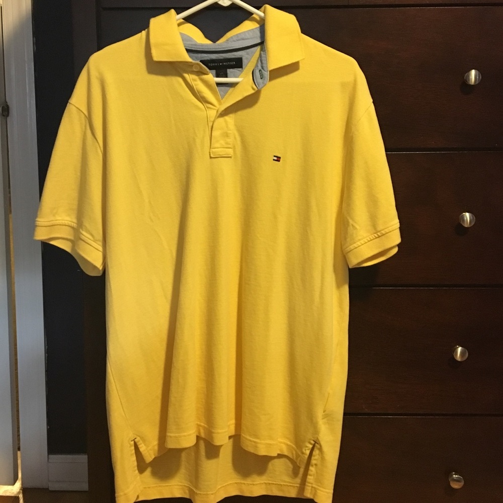 Tommy Hilfiger Yellow Polo Shirt
